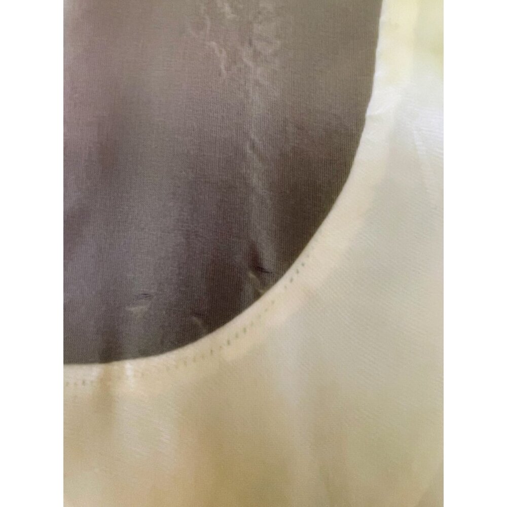 Vintage 1970s Mustard Yellow Sheer Nylon Maxi Dress Size M - Picture 6 of 16